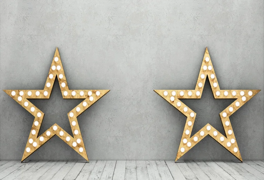

Laeacco Wooden Boards Floor Stars Light Model Photography Portrait Backgrounds Baby Children Photographic Studio Photo Backdrops