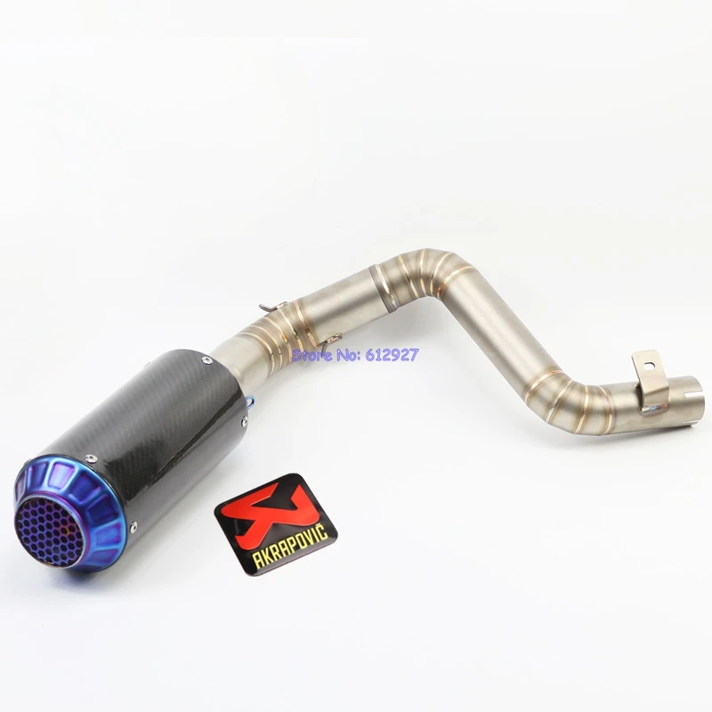 

Motorcycle KTM Duke 200 Duke 390 Exhaust Muffler Full System Akrapovic Link Mid Pipe and Exhaust Muffler Escape with DB Killer