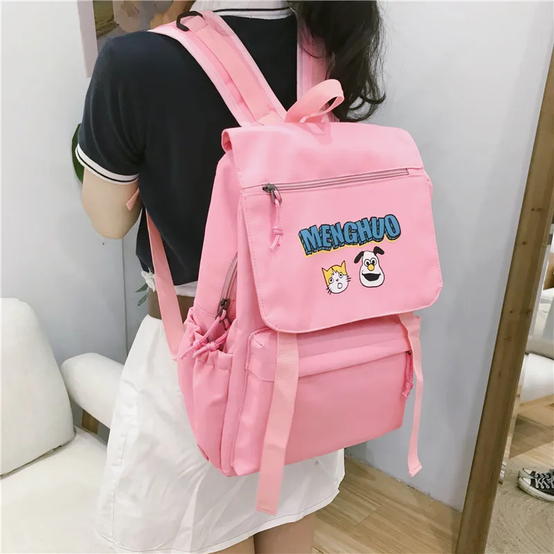 Menghuo Waterproof Nylon Women Backpacks Female Fashion Rucksack School Backpack for Girls Travel Bag Bolsas Mochilas Sac A Dos (12)