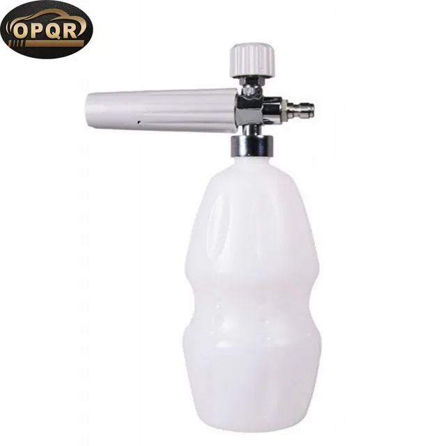 OPQR Adjustable Foam Cannon 1 Liter Bottle Snow Foam Lance With 1/4″ Quick Connector Foam Blaster for Pressure Washer Gun