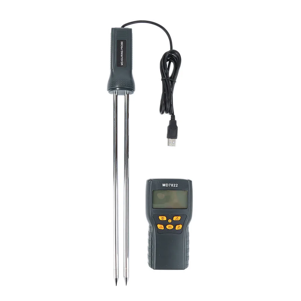 

LCD Display Digital Grain Moisture Meter Humidity Tester Wheat Corn Rice Test Hygrometer CLH@8