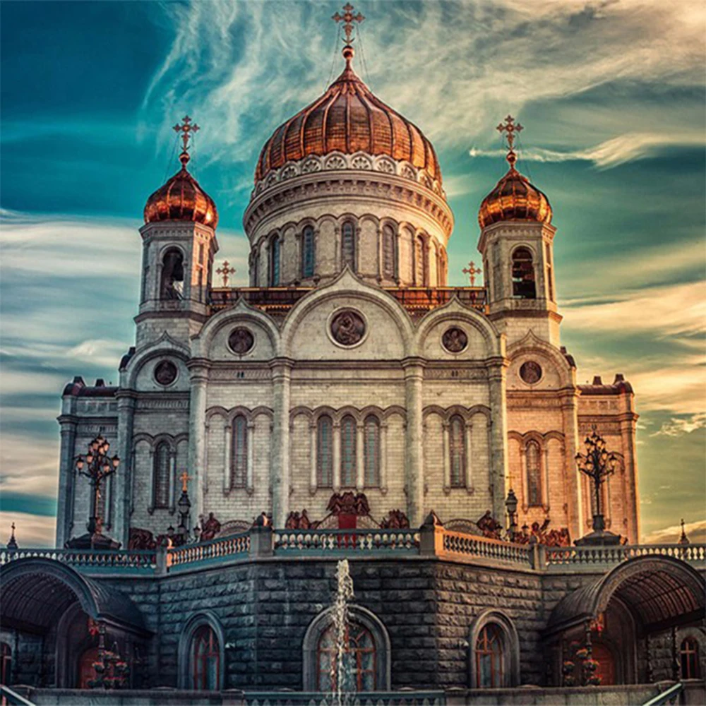 

LI LOYE Diamond painting Cross Stitch castle icon 5D DIY Diamond embroidery full Round drill Rhinestone mosaic decoration RT430