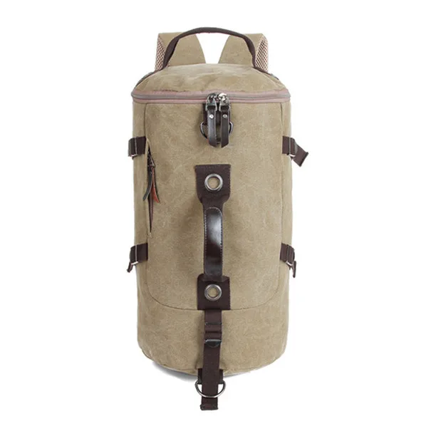 

2017 Canvas Backpack Men Travel Bag Laptop Backpacks Port Large Capacity Men Bag Canvas Duffle Bag Bucket Style Mochila Sac A