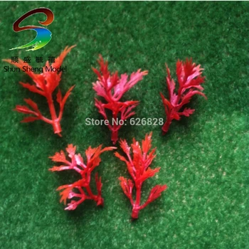 

Model Flower Yellow Red Color for The Grass Decoration 100pcs