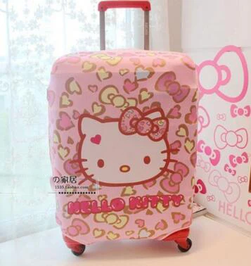 5 шт. мультяшная домашняя гибкая ткань для багажа Пыленепроницаемый Чехол не включает в себя сумку для багажа - Цвет: leopard