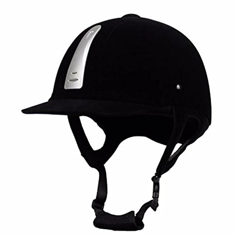 Дышащий Портативный Черный ABS полупокрытый Конный шлем для занятий спортом на открытом воздухе прочный защитный шлем для верховой езды женщины мужчины