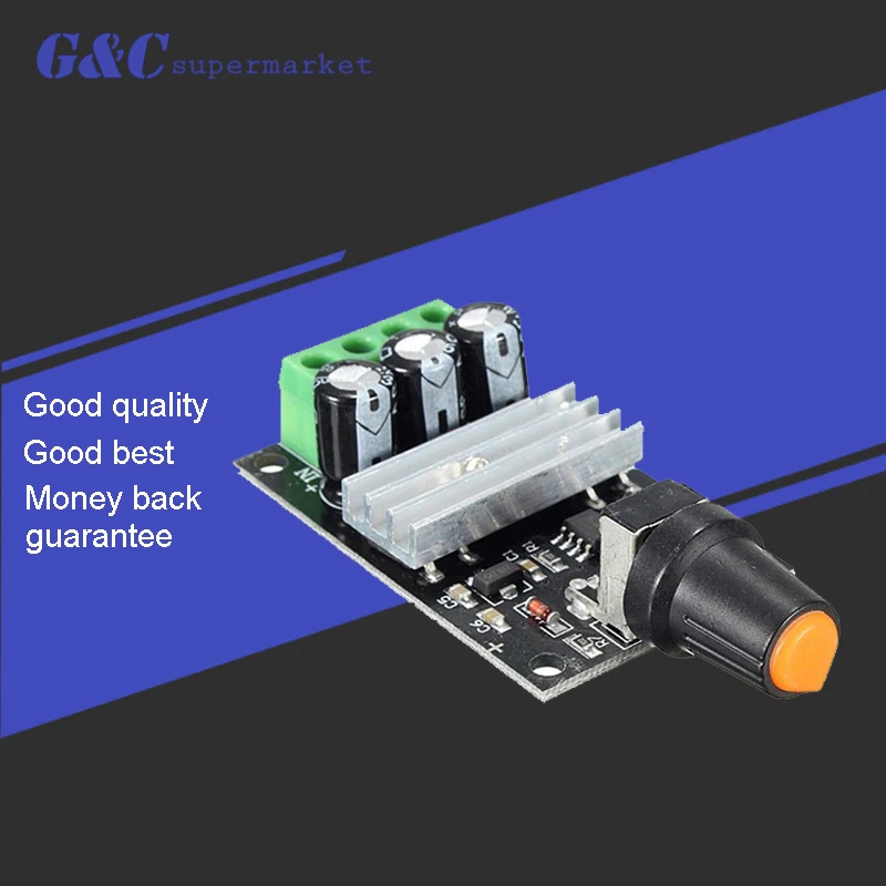 

DC 6V-28V 3A PWM Motor Speed Varible Regulator Controller Switch