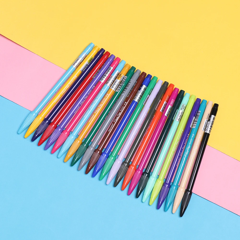 

24 color Gel pens Monami plus pen Korean Stationery Gift Office Material Diary Decor Hand Painted Watercolor Pen school supplies