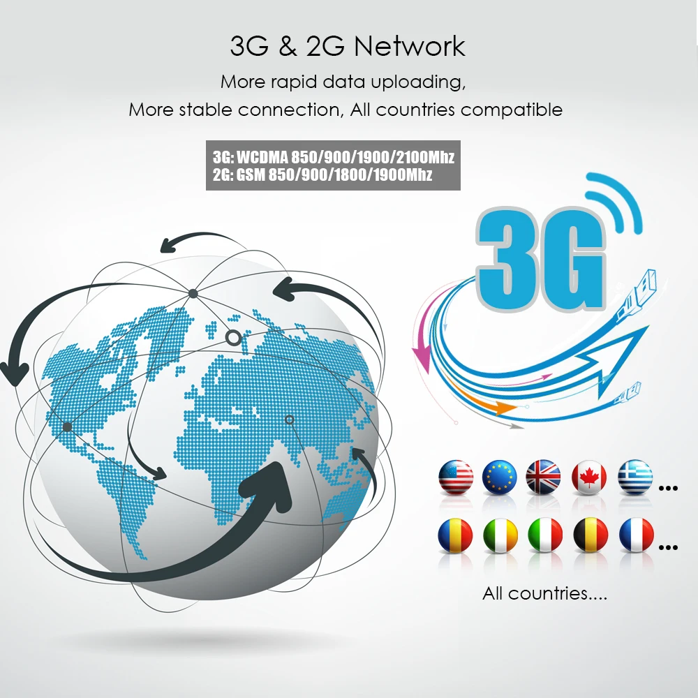 Автомобильный GPS трекер 3G TKSTAR TK905 60 дней в режиме ожидания водонепроницаемый