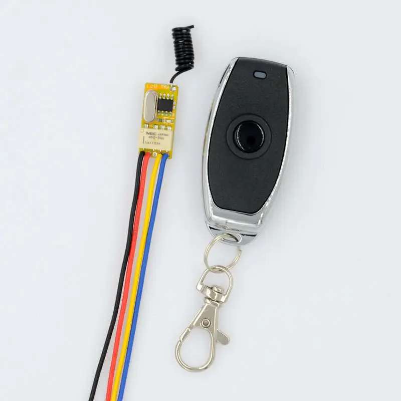 

Micro Relay Wireless Remote Control Switch ASK Smart Home RF Mini Receiver Transmitter DC 3.7V 5V 9V 4.2V 12 50PCS/LOTV