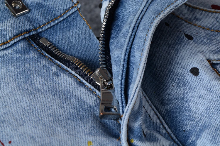 Fashion Denim Jeans for Men Spray paint 