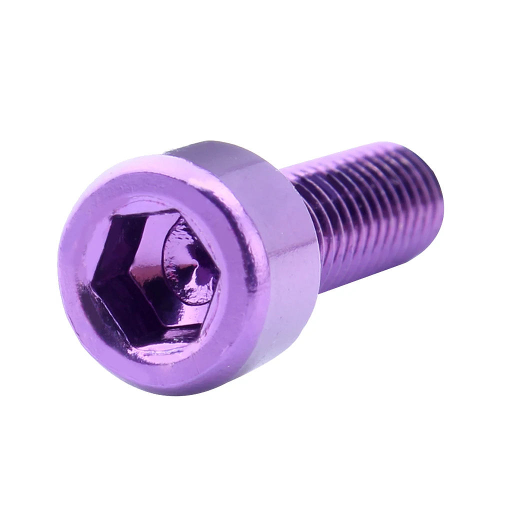 4 Pcs Silver Water Bottle Cage Bolts Holder Screws Hex Socket Screws Aluminum Alloy Screws Bike Repair Accessory