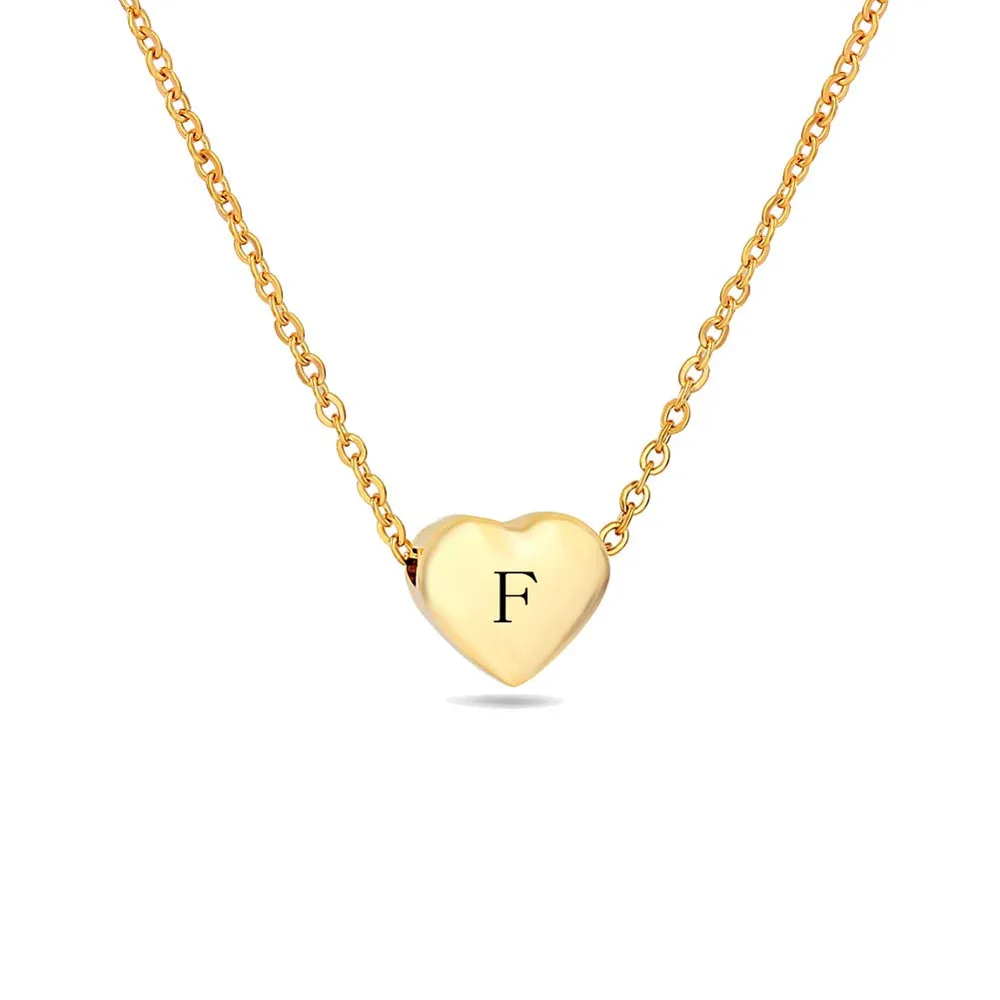 f initial necklace