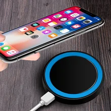 Мини Qi Беспроводное зарядное устройство USB зарядка для iPhone X 8 8 Plus samsung Galaxy S6 S7 Edge S8 Plus Note 5 8 для Nokia LG
