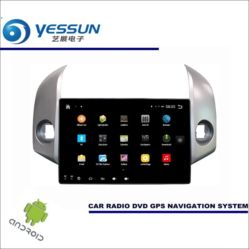 Excellent YESSUN Car Android Player Multimedia For Toyota RAV4 XA30 Vanguard Radio Stereo GPS Nav Navi Navigation (no CD DVD ) 9" Screen 2