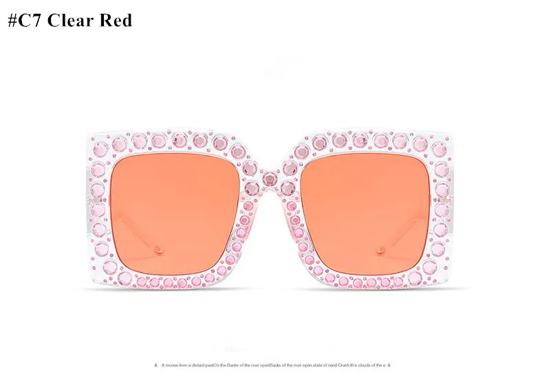 2018 New Diamond Square  Sunglasses (9)