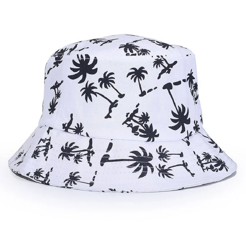 Модная Складная Кепка унисекс с принтом кокосовой пальмы, мужская Кепка с флоппи-Бобом, рыбацкие шляпы, женская кепка в стиле хип-хоп