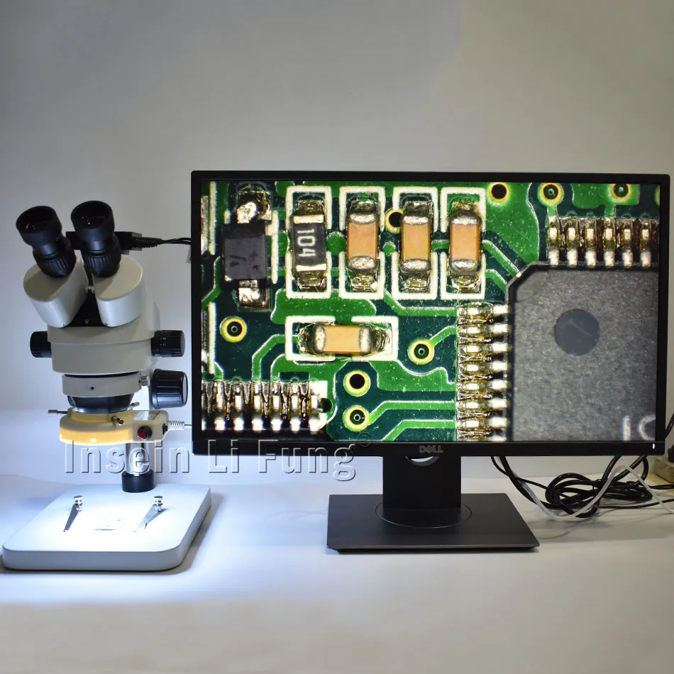 

2019 New 38MP 1080P 60FPS HDMI Video Microscope Camera Synchronous Focus Trinocular Stereo Microscope 3.5X-90X Phone PCB Repair
