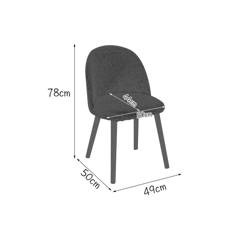 Мебель из массива дерева, ресторан, применимый к стульям, Скандинавская Повседневная ткань, Situ к задней части минималистического кресла для встреч