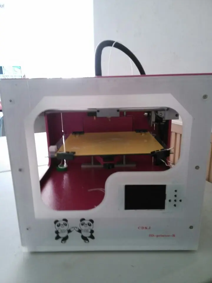 3D printer dual head support for wireless networking remote printing