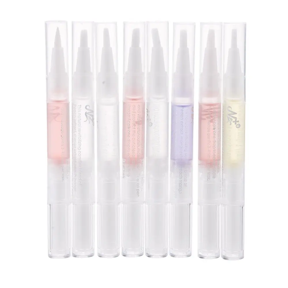 8Pcs Nail Cuticle Revitalize Oil Pen Flavors Cuticle Revitalize Oil Pen