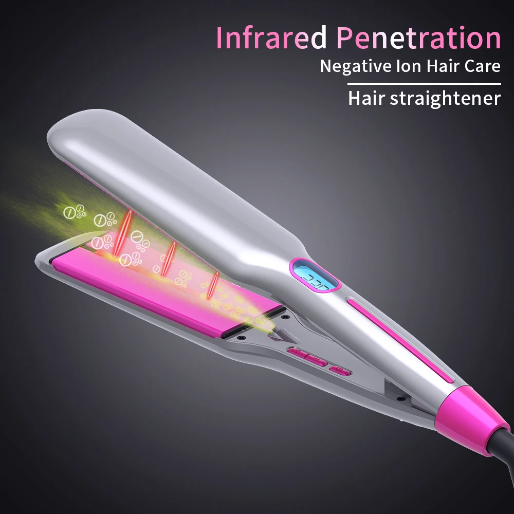 IRUI Salon Style Tools Infrared Heated Hair Straighteners Ceramic Professional Flat Irons IRUI Salon Style Tools Infrared Heated Hair Straighteners Ceramic Professional Flat Irons