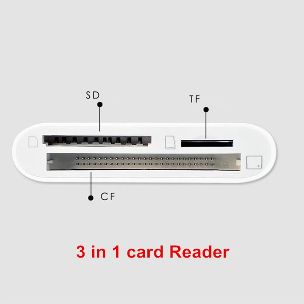 Type C для SD/TF/CF комплект цифровой камеры кард ридер Дата кабель адаптер iPad Pro/Xiaomi