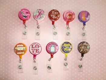 

Free Shipping Wholesale Viours Design Nursing ID BADGE Reels 10pcs/lot CD-UUI8