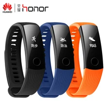 Original Huawei Honor Band 3 Smart Wristband Swimmable 5ATM 0.91″ OLED Screen Touchpad Continual Heart Rate Monitor Push Message