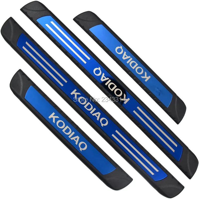 Skoda Kodiaq Scuff Plate Door Sill Protector Trim