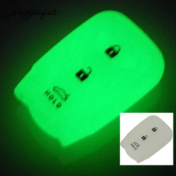 Keyforkess custodia portachiavi in Silicone a 4 pulsanti per Hyundai Sonata Elantra Fit KIA Cerato Sorento Spectra Optima Forte Cover senza chiave - Jingyuqin custodia portachiavi in Silicone a 4 pulsanti per Hyundai Sonata Elantra Fit KIA Cerato