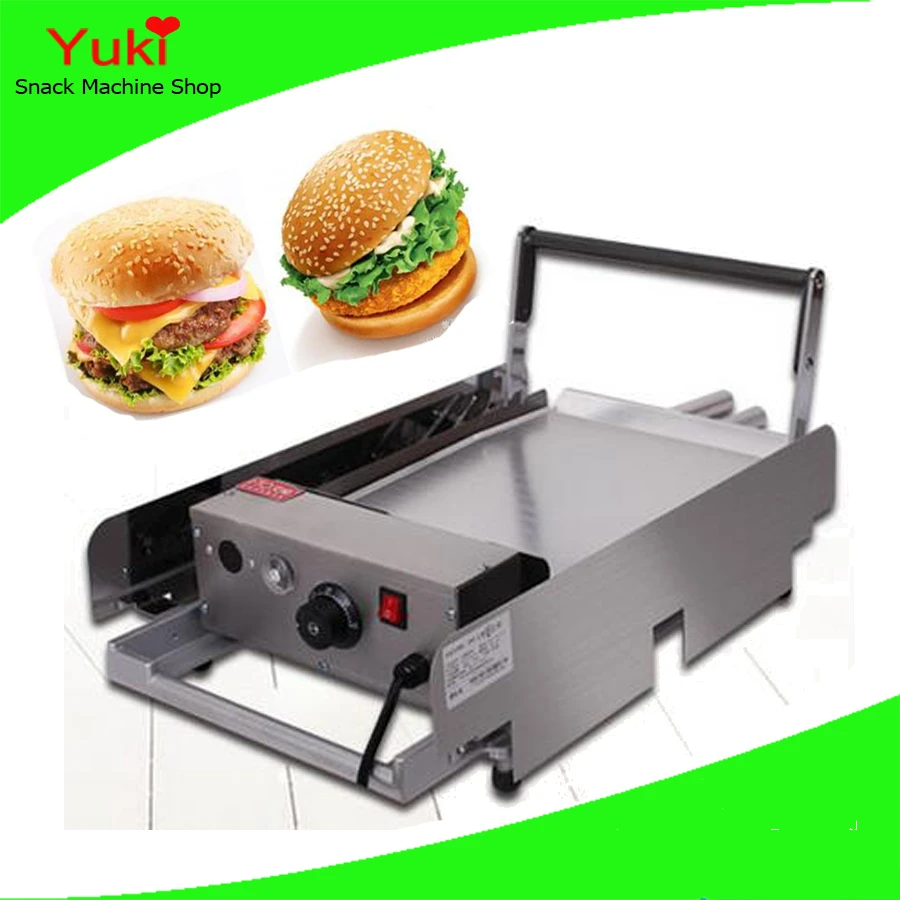 Commercial Electric Hamburger Bun Toaster Hamburger Machine Hamburger