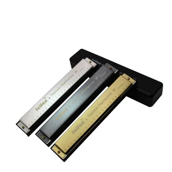 

24 Hole Polyphonic Harmonica Playing Instrument Harmonica Trichromatic Educational Children Toy