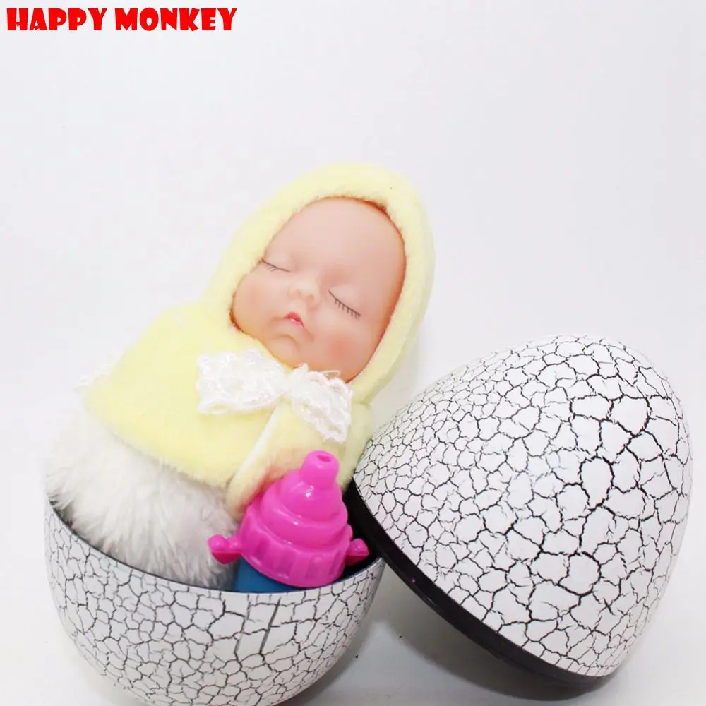 Новинка 1 шт. 7 см оригинальная Кукла HAPPY MONKEY яйцо детские куклы случайные ПВХ и