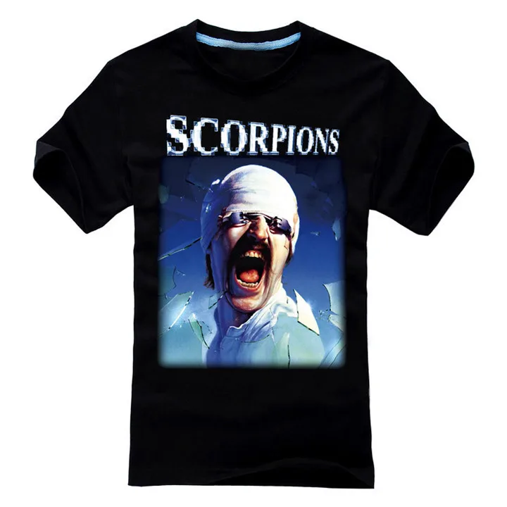 13 видов конструкций скорпионы рок брендовая рубашка 3D Корона фитнес панк Хардрок тяжелых металлов хлопок настроить скейтборд уличная