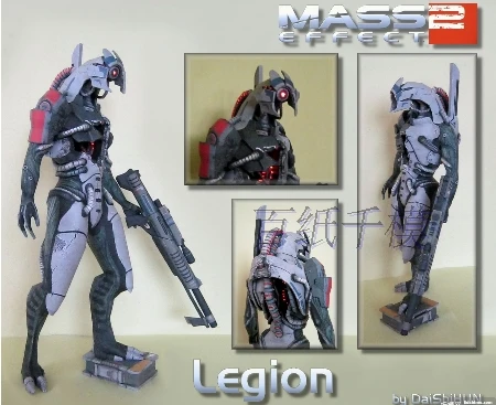 Mass Effect 2 Легион 3D бумажная модель