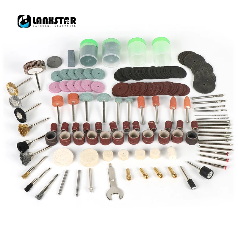 

Lanxstar 161PCS Tool Accessories Set Polishing Polishing Cutting Accessories Drill Rotary Dremel Grinder