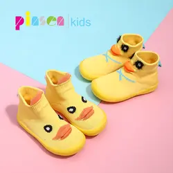 PINSEN 2019 новая детская обувь для девочек Спортивная кроссовки для отдыха ребенок свет маленьких мальчиков туфли без каблуков детск