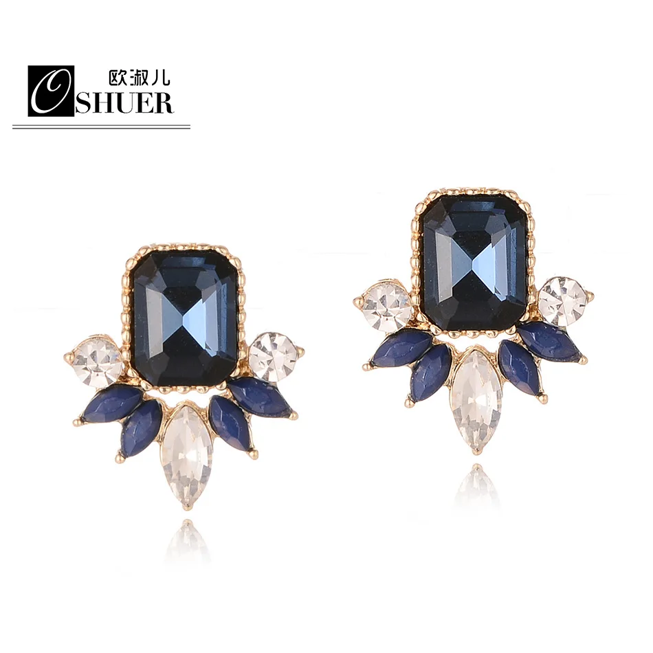 

2018 2 colors New Styles Unusual Flashing women Stud Earrings Fashion Jewelry Factory Wholesale
