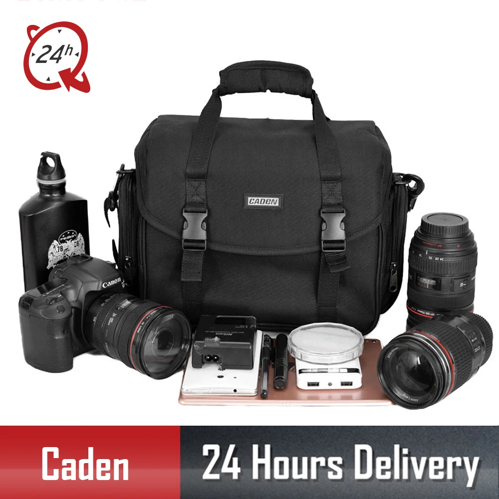 Каден DSLR камера сумка нейлоновая на плечо чехол для камеры Canon Nikon Sony объектива