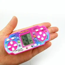 Детские Классические игрушки Мини тетрис тамагочи портативный карманный 90-ти Ностальгический контроль игрушки смешной Рождество
