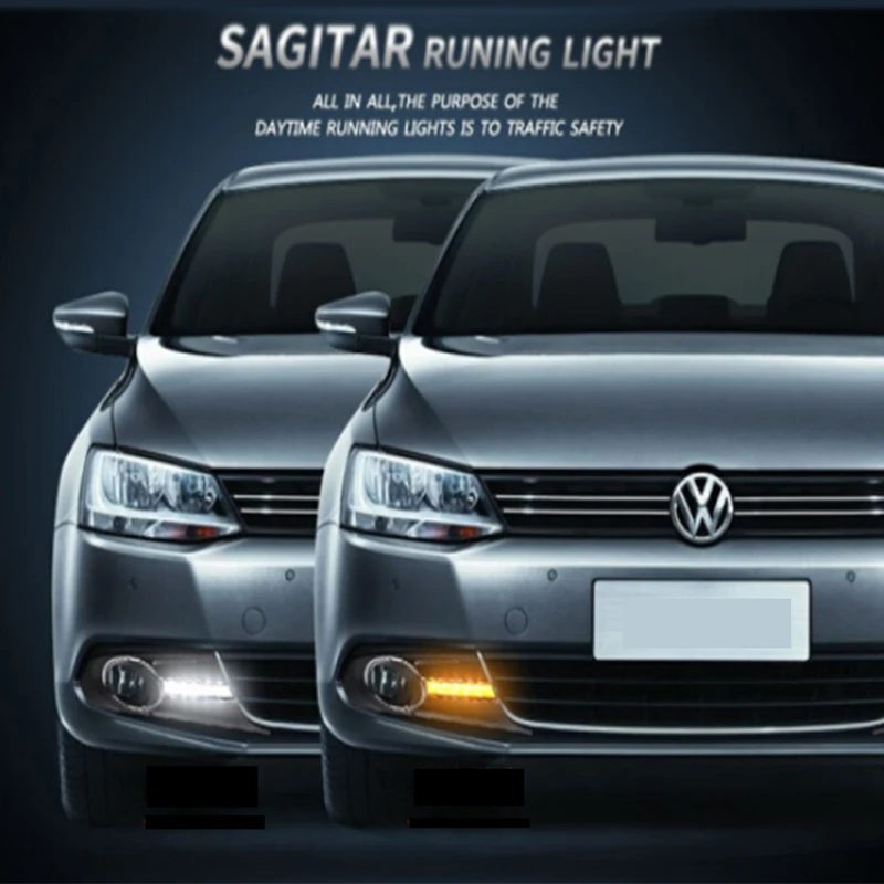 Для Volkswagen MK6 дневные ходовые огни 12В дневные ходовые turnnig сигнальные огни туман Lihgt Крышка маска решетка(Typ 5G) 2011-2013 предрестайлинг