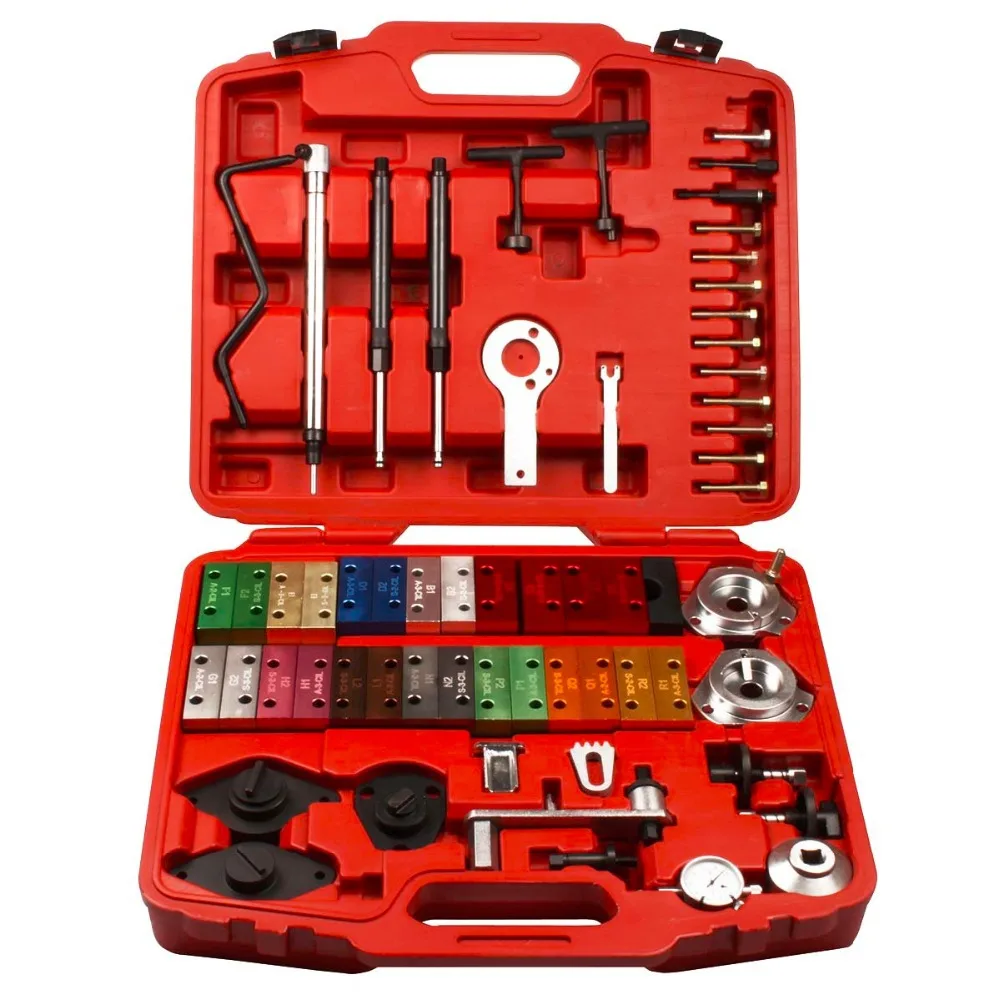 63pcs Full Set Professional Auto Engine Timing Adjustment Tool Kit For