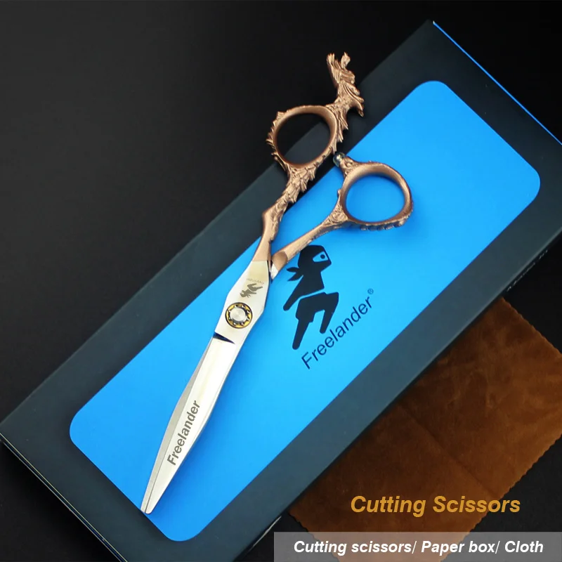 Gold Cutting 6," серебряные японские ножницы для волос Япония 440C дешевые Парикмахерские филировочные ножницы Расческа-ножницы Бритва для стрижки - Цвет: Gold Cutting