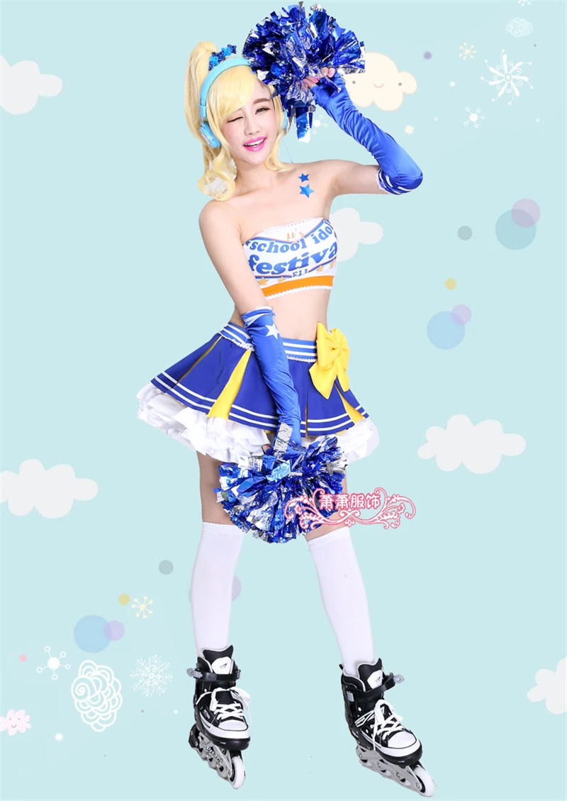 الحب لايف الجنة التشجيع Eli أيأسه تأثيري زي المدرسة المعبود مهرجان رياضة جميلة زي تنكري لفتاة النساء فستان