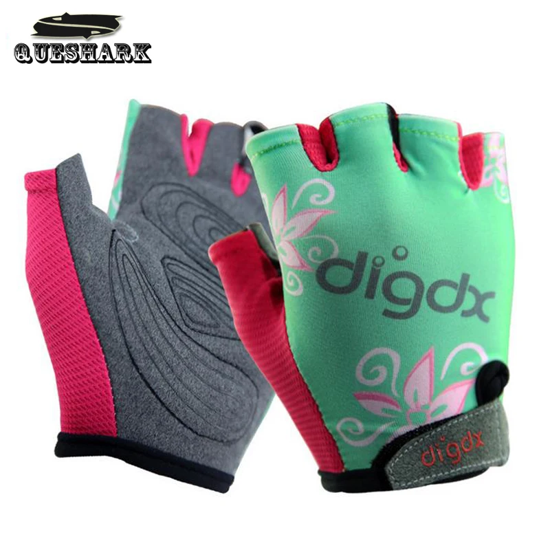 Children Road Bike font b Gloves b font Breathable Riding Half Finger Mountain Bicycle MTB font
