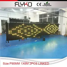 1 м* 6 м P9, контроллер системы занавес светодиодный экран