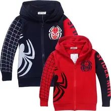 Kids Baby Girls Boys Spiderman Long Sleeve Cotton Cartoon Sweatshirt Hoodies Jacket Jumpers Coat