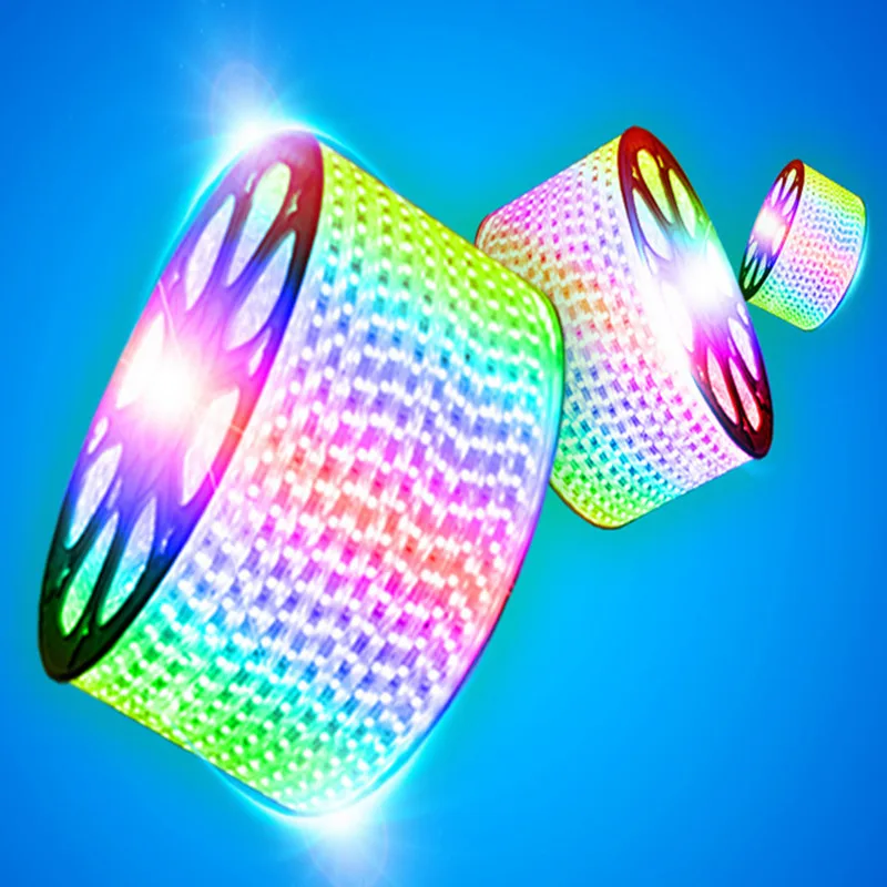 RGB LED tira 5050 impermeable verlichting luz de neón y 110 V/220 V striscia iluminacion led franja 5 M 6 M 7 m 8 M 9 m 10 M