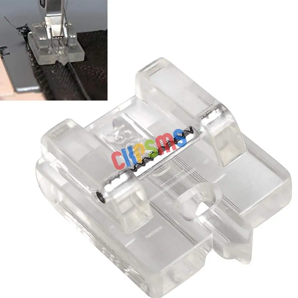 

1PCS #820474-096 Snap on Clear Invisible Zipper foot FIT FOR Pfaff Home sewing machine